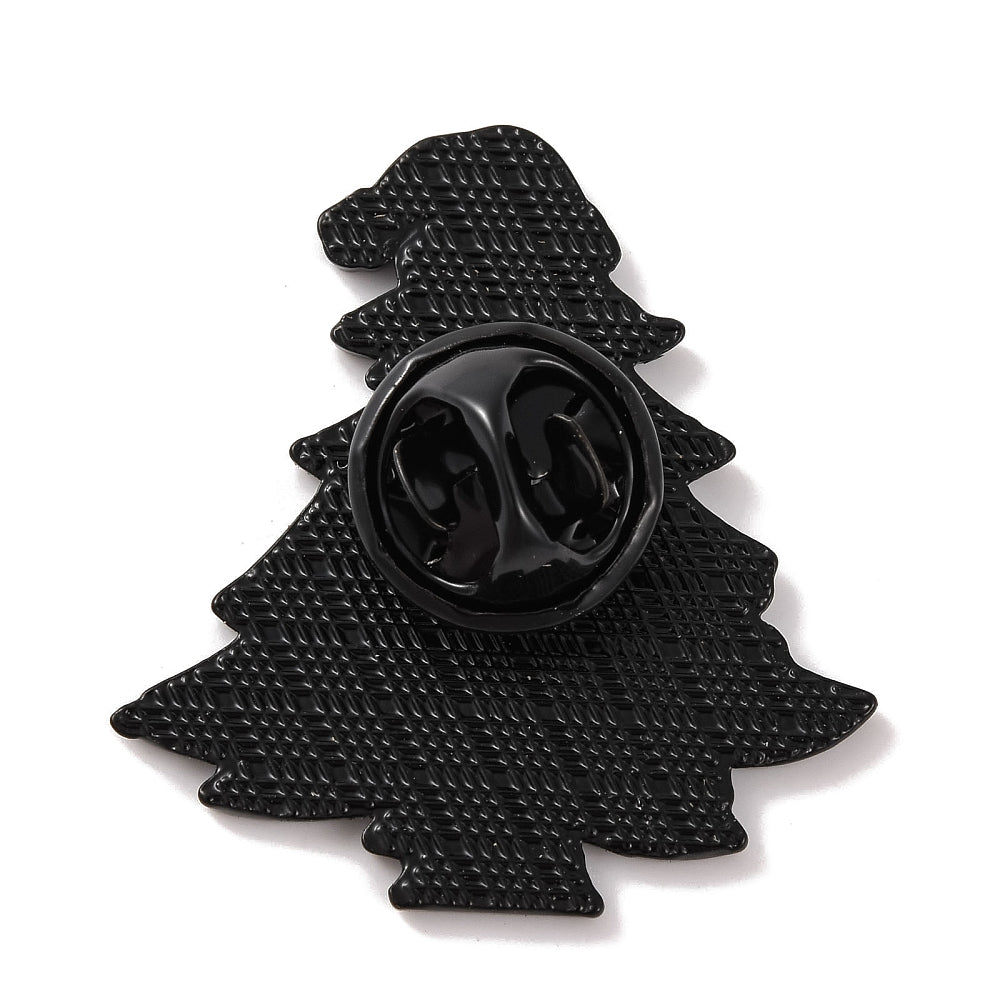 Christmas tree enamel pin