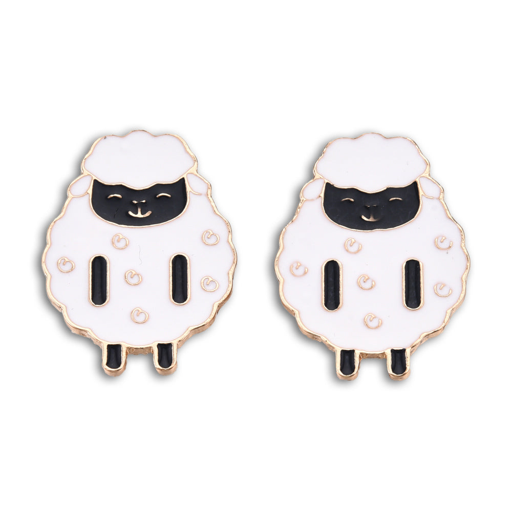 Sheep enamel pin