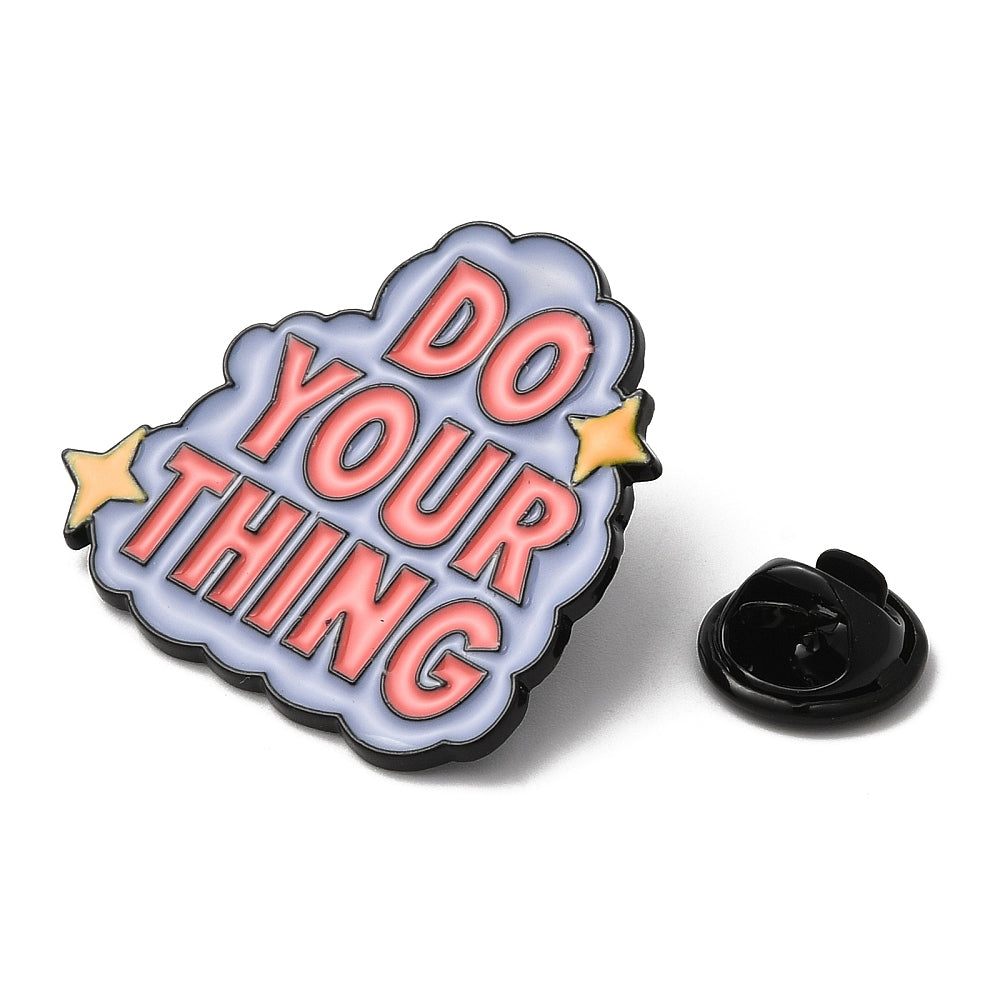 'Do your thing' enamel pin