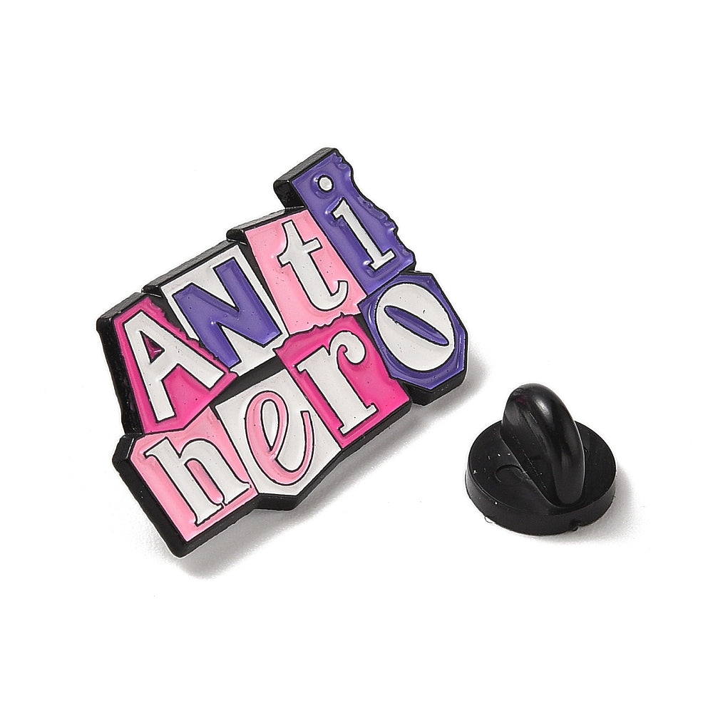 'anti hero' enamel pin