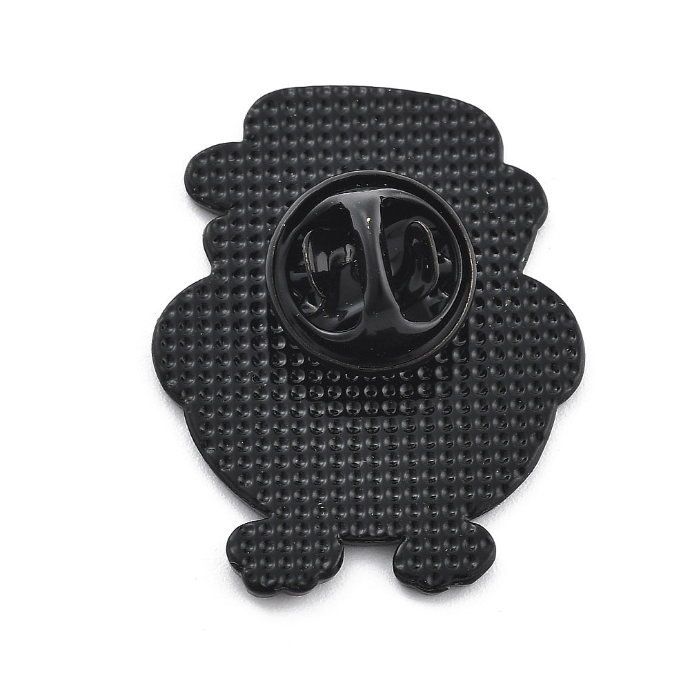 Cool chick enamel pin