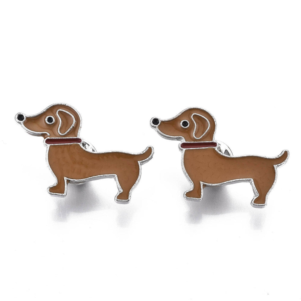 Dachshund enamel pin