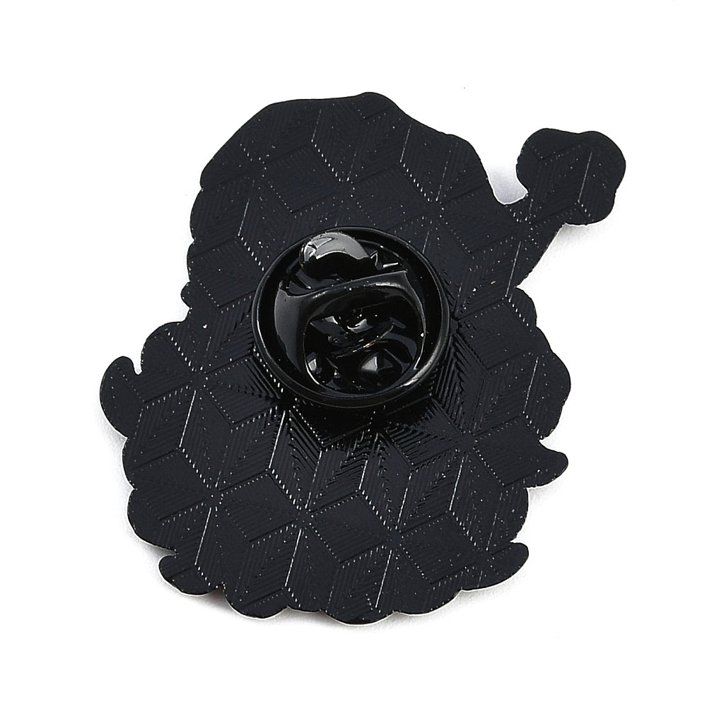 Christmas santa enamel pin