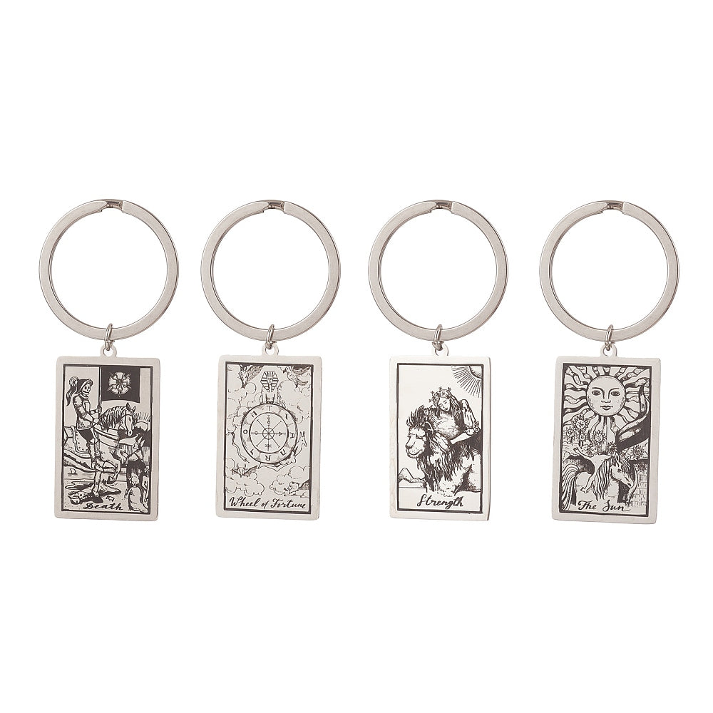 Card Cheat Rings Tarot Card keyring – Jelly Metal