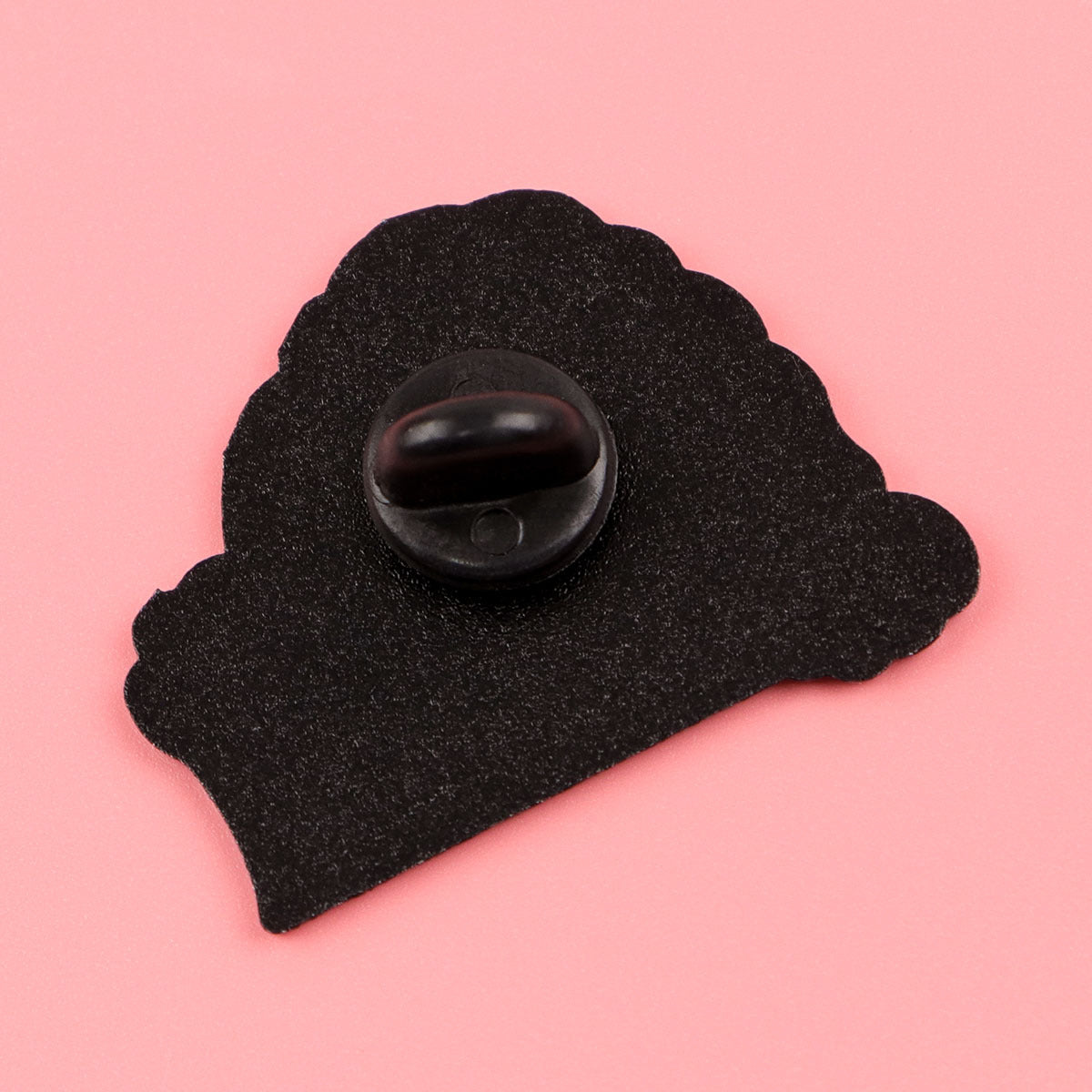 Brown dog enamel pin