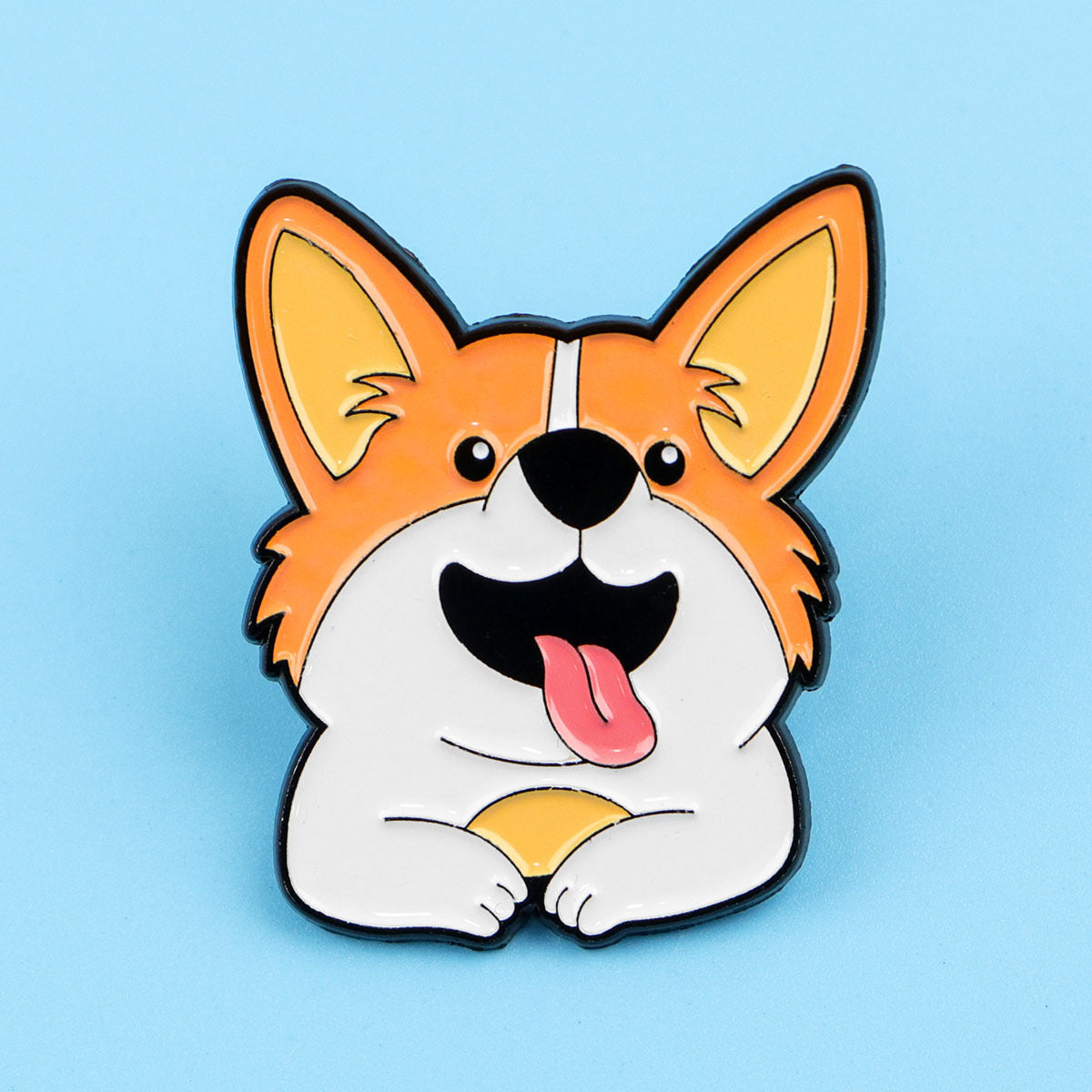 Corgi dog enamel pin