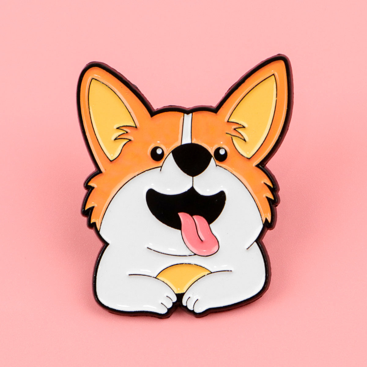 Corgi dog enamel pin
