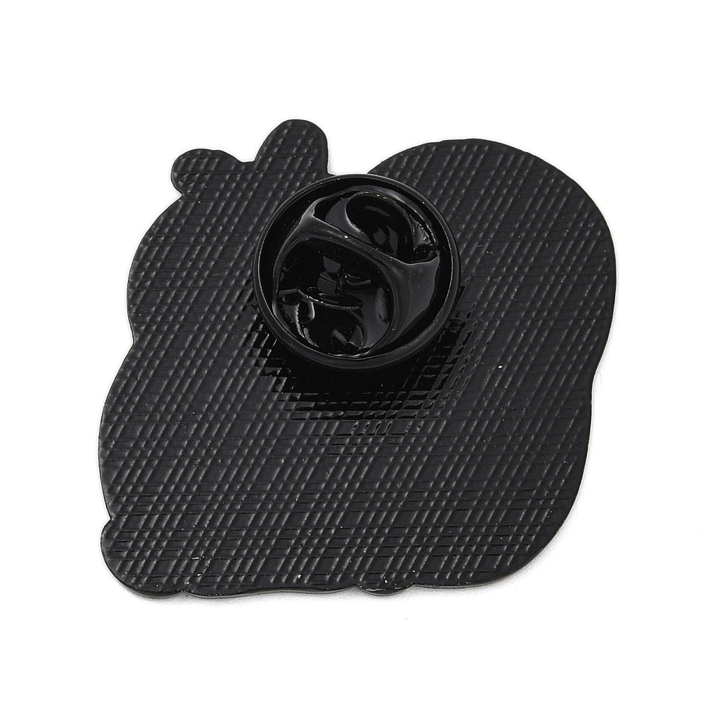 Hugging penguins enamel pin