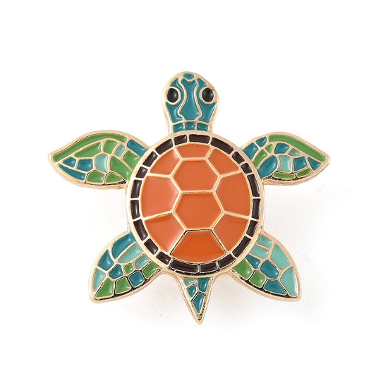 Turtle enamel pin