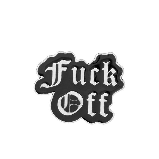 'F*ck off' enamel pin