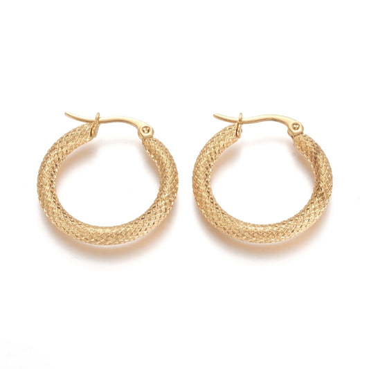 OLIVIA braided hoops