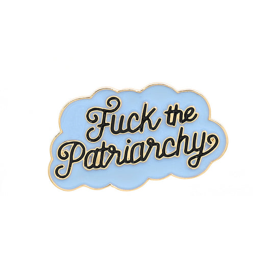 'F*ck the patriarchy' enamel pin